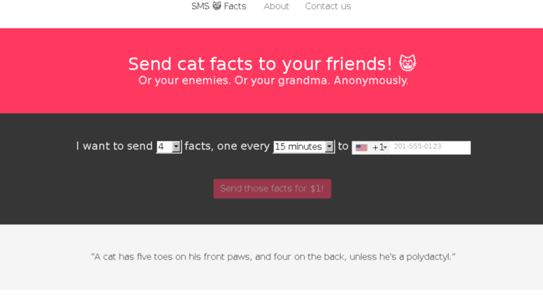 access smscatfacts com sms