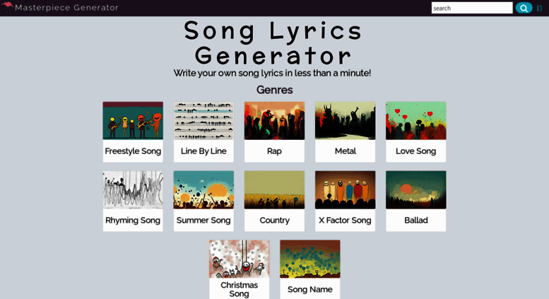 Access Song Lyrics Generator Org Uk Song Lyrics Generator