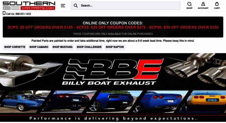 Access Southerncarparts Com Corvette Parts Accessories For C5 C6
