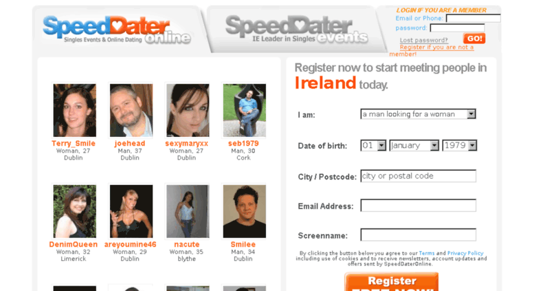 Dating Site in Dublin - Send Messages for Free to Local Singles