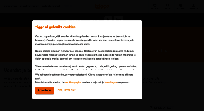 Access speedtest.ziggo.nl. Speedtest - Internetsnelheid meten? Doe de