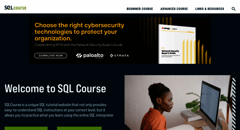 Access sqlcourse2.com. SQLCourse2 - Advanced Online SQL Training