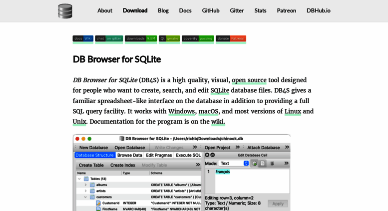 sqlite browser .org
