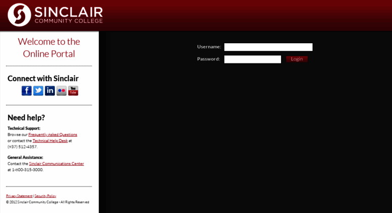 Access Sso Sinclair Edu Sso Login Page