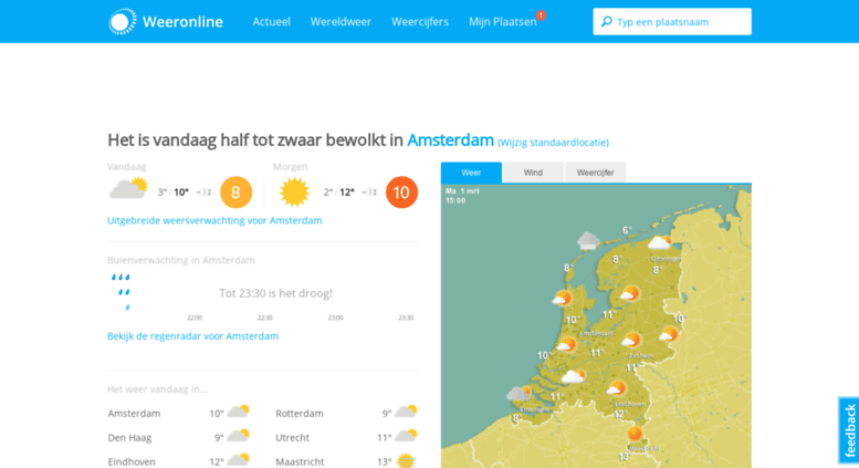 Access Staging.weeronline.nl. Weer, 14 Daagse Weersverwachting, Buien ...