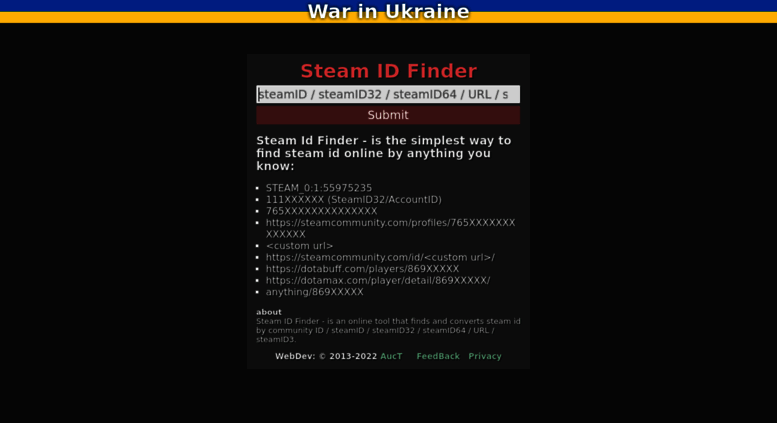 steam id finder lion