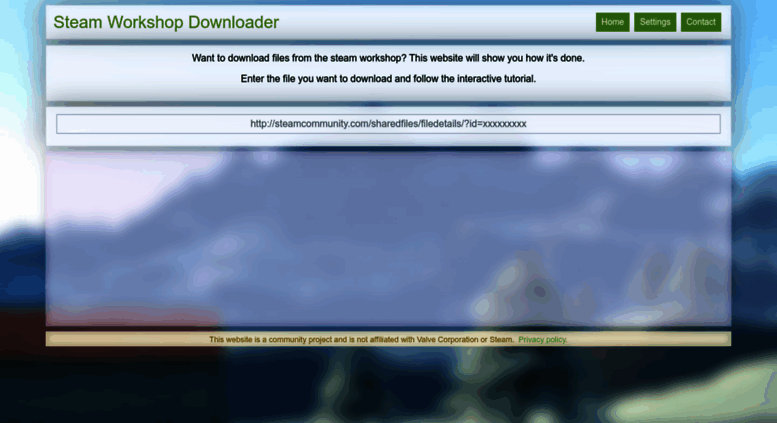 how to download links from steam workshop