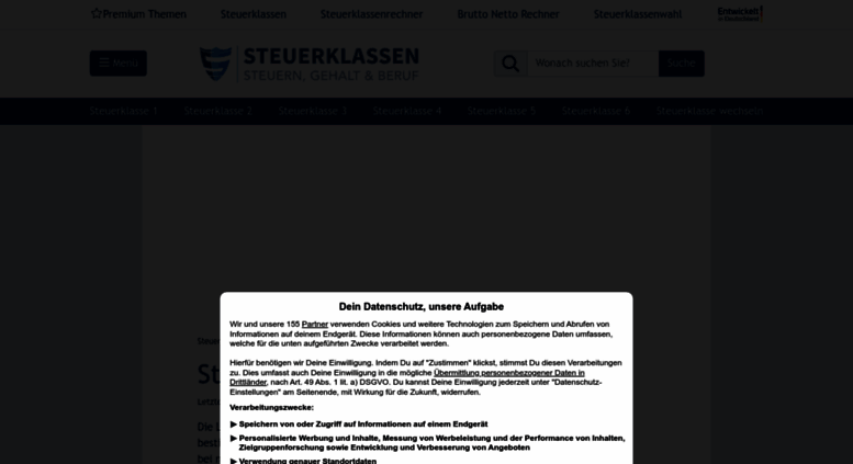 Access Steuerklassen Com Steuerklassen Definition Rechner Und