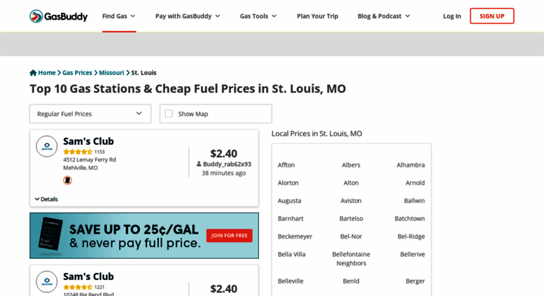 Gas Prices St Louis >> Access Stlouisgasprices Com St Louis Gas Prices Find Gas Prices St Louis >> Access Stlouisgasprices Com St Louis Gas Prices Find