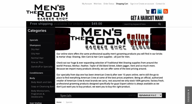 Access Store Mensroombarbershop Com Best Male Grooming Products
