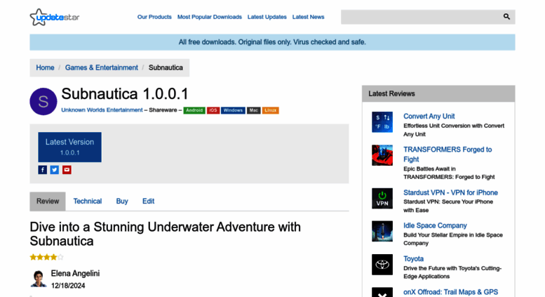 SCARICARE SUBNAUTICA GRATIS
