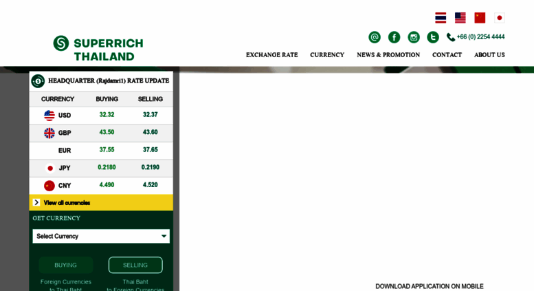 Access Superrichthailand The Best Currency Exchange Rates Superrichthailand Screenshot