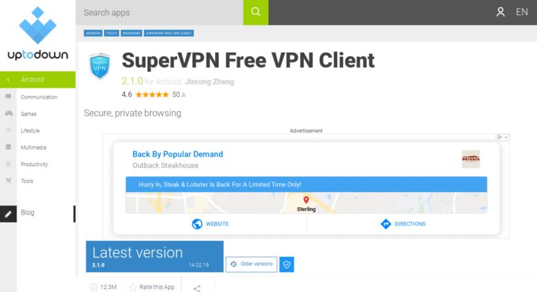 Access Supervpn Free Vpn Client En Uptodown Com Download Supervpn Free Vpn Client Android