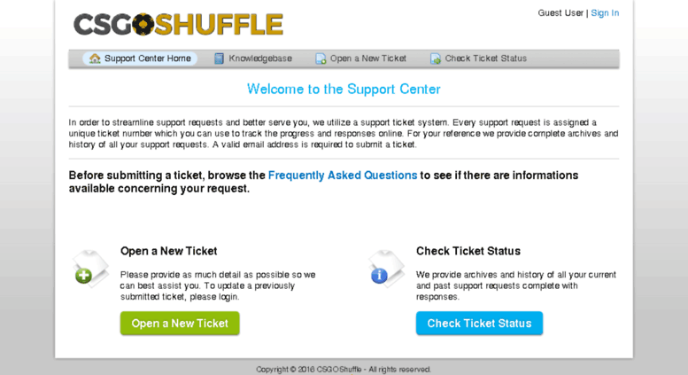 Access Support Csgoshuffle Com Csgoshuffle Support