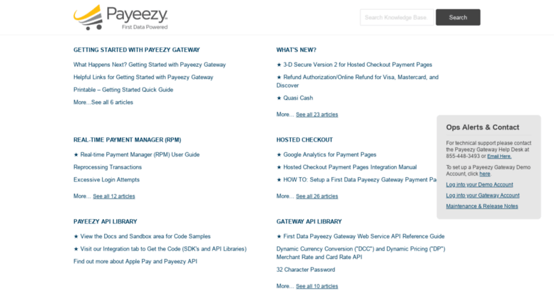 Access Support Payeezy Com Payeezy Knowledge Base