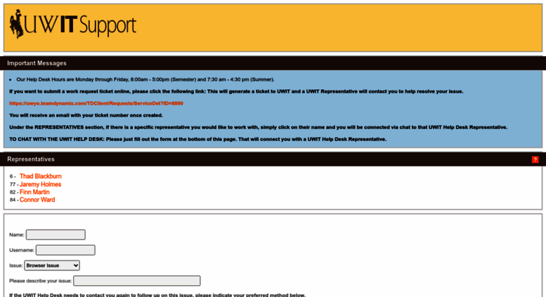 Access Support Uwyo Edu Uw It Support