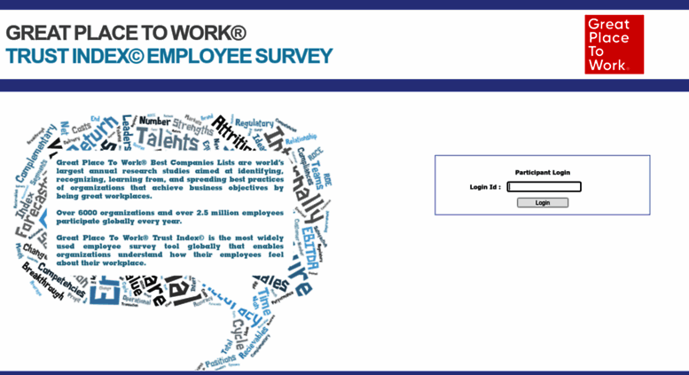 Access survey.greatplacetoworkindia.co.in. Great Place to Work