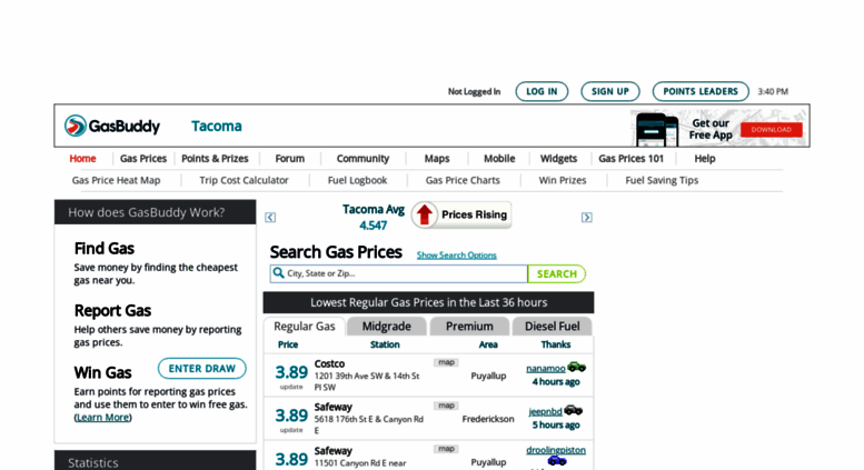 Cheap Gas Finder App >> Access Tacomagasprices Com Tacoma Gas Prices Find Cheap Cheap Gas Finder App >> Access Tacomagasprices Com Tacoma Gas Prices Find Cheap