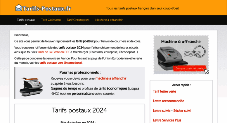 Access Tarifs Postaux Fr Tarifs Postaux 2020 Tarif Poste