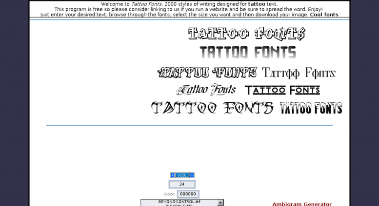 85+ Free Tattoo Font Generator Free Download HD Tattoo Photos