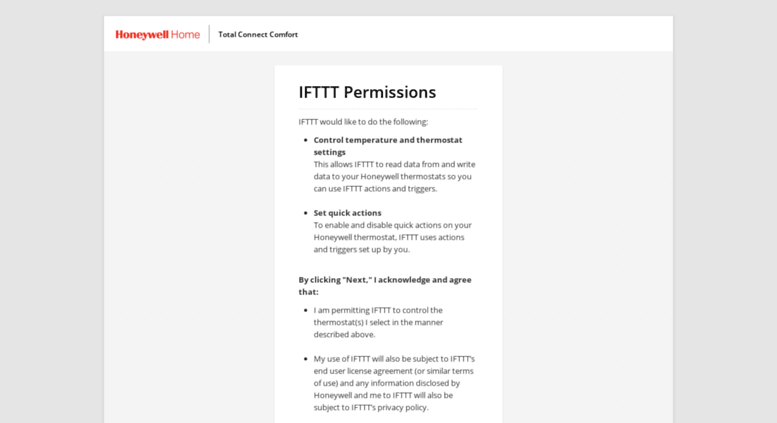 Access Tccifttt Honeywell Com Honeywell Total Connect Comfort