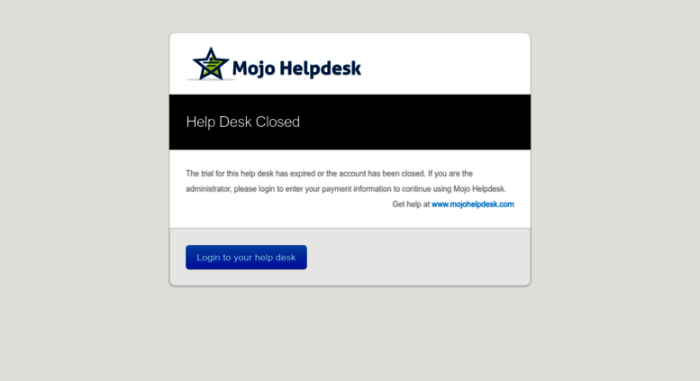 Access Tdm Mojohelpdesk Com Third Door Media Mojo Helpdesk
