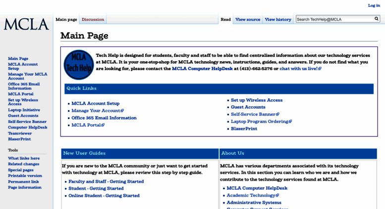 Access Techhelp Mcla Edu Techhelp Mcla S Technology Help Center