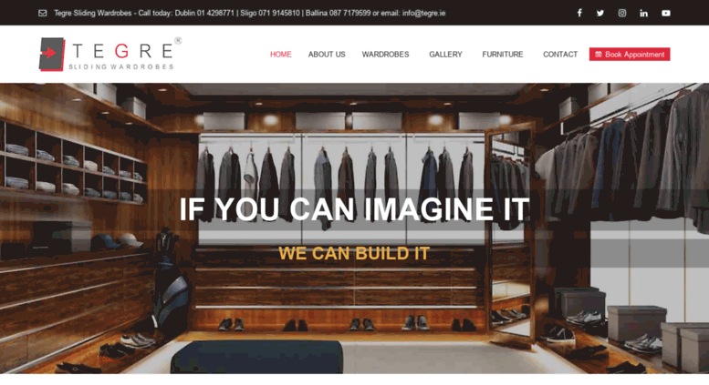 Access Tegrewardrobes Com Tegre Wardrobes Ireland