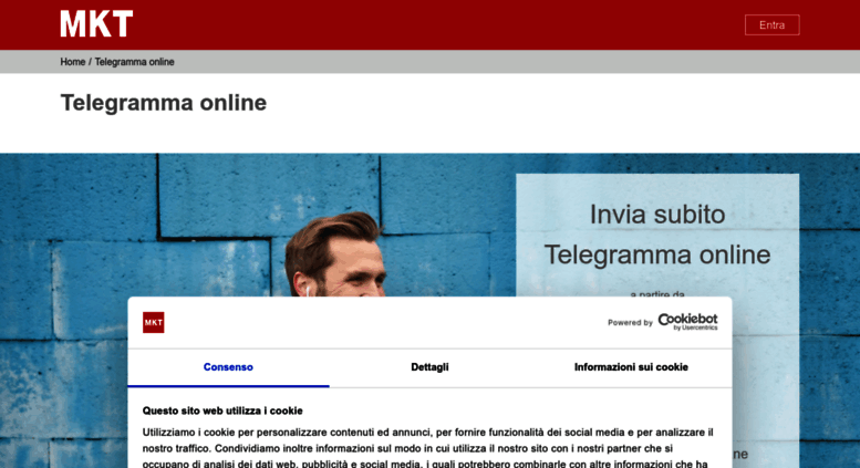 Access Telegrammamktit Telegramma Online Invia Subito Via