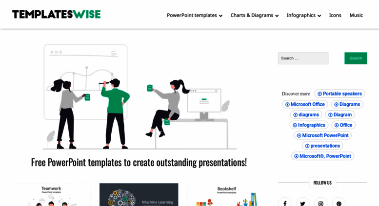 Access templateswise.com. Free PowerPoint Templates and Backgrounds