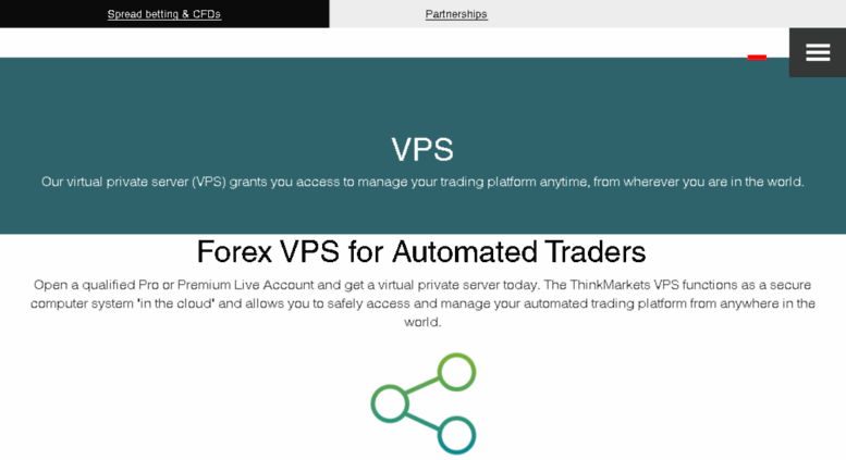 Access Tfxvps Com Forex Vps Forex Vps Hosting Thinkmarkets Uk - 