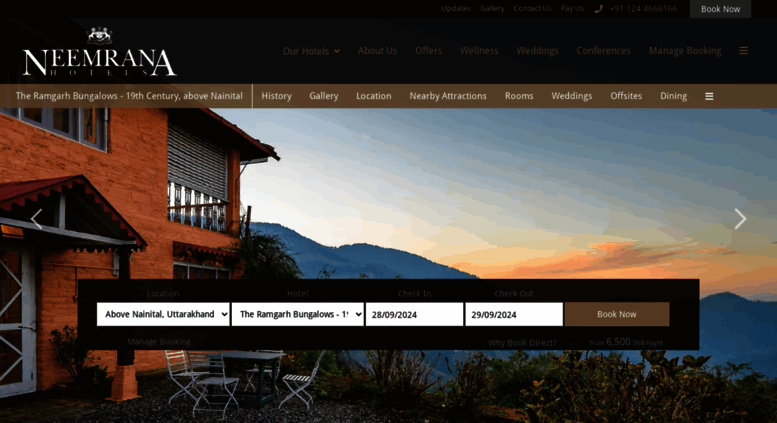 Access The Ramgarh Bungalowsneemranahotelscom The Ramgarh - 