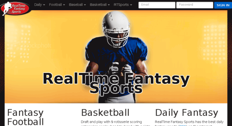 Access Ticket rtsports RealTime Fantasy Sports Fantasy Football 