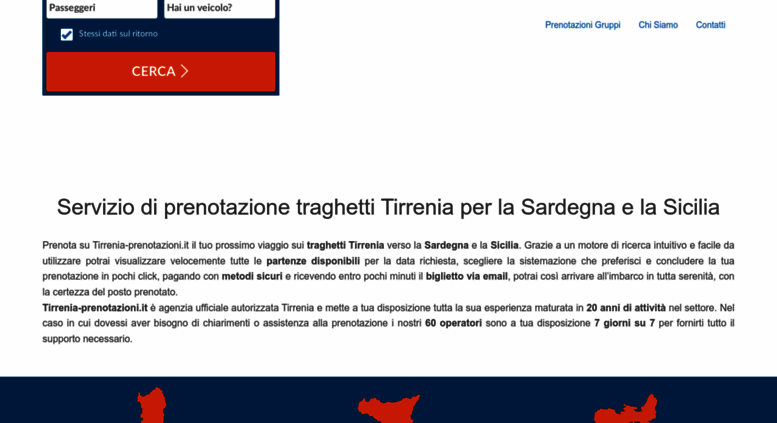 Access tirrenia-prenotazioni.it. Biglietteria Tirrenia per la Sardegna ...