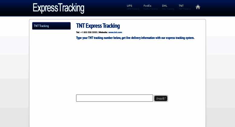 Access tnt.expresstracking.org. TNT Tracking - TNT Express Tracking