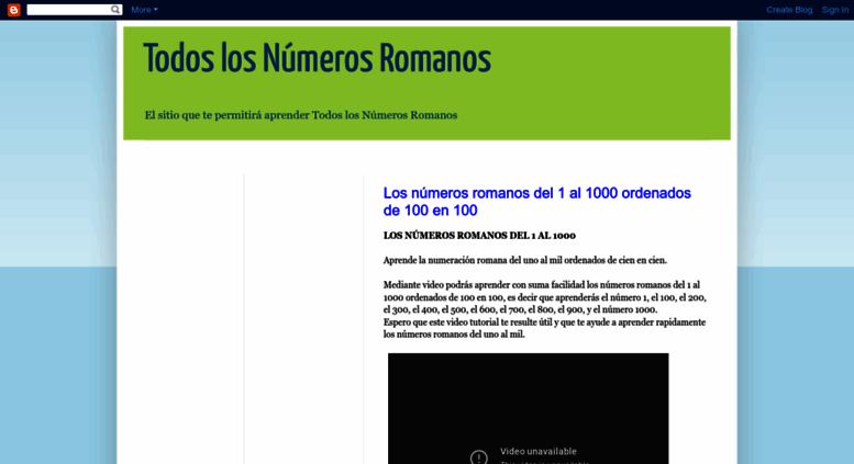 Access Todoslosnumerosromanos Blogspot Com Todos Los Numeros Romanos