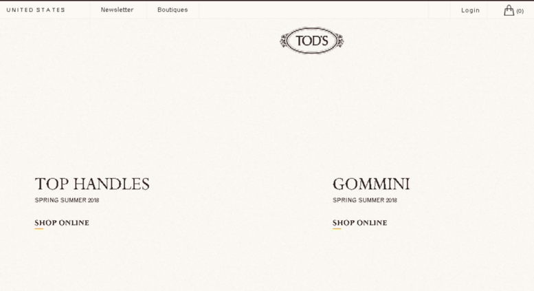 tods usa online store