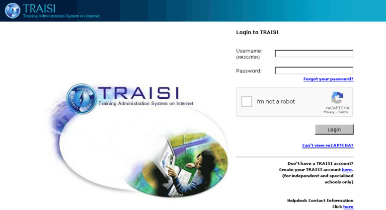 Access Traisi Moe Gov Sg Traisi Login