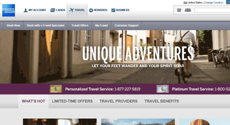 Access travelspecialists.americanexpress.com. Travel Planning