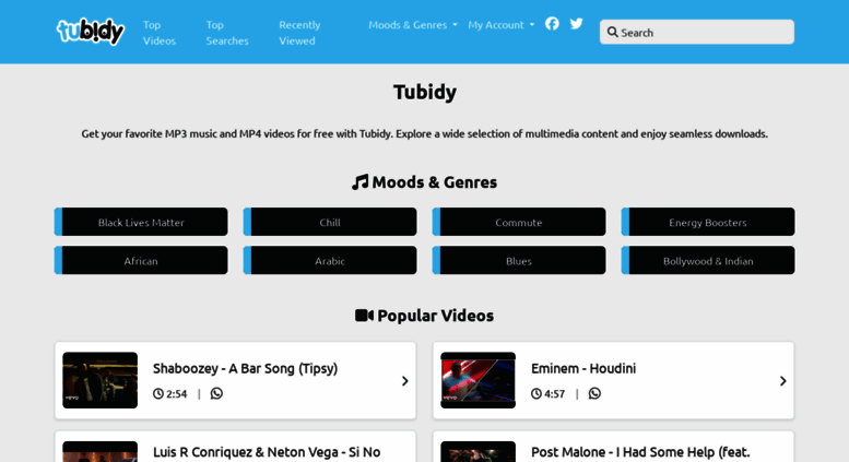download search tubidy