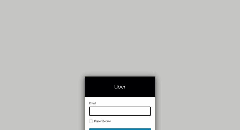 One login uber