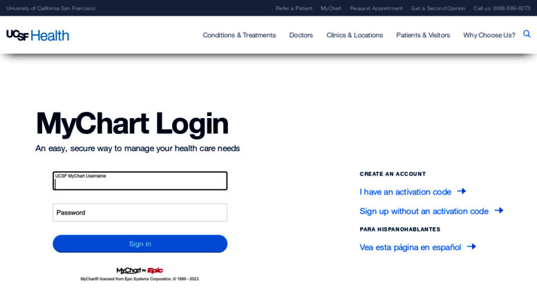 Access Ucsfmychart MyChart UCSF Health