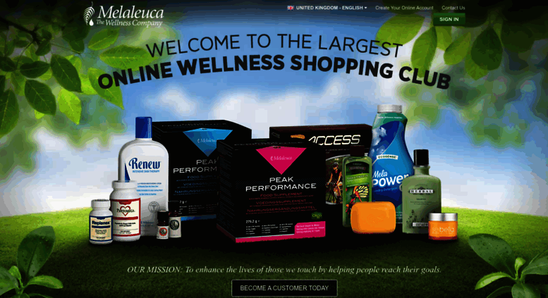 Access Uk.melaleuca.com. Welcome To Melaleuca, The Wellness Company