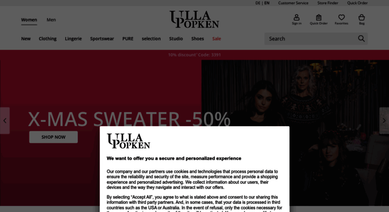 Access ullapopken.eu. Plus Size Fashion | Women´s plus size Plus Size: Shop for Women's Plus Size Clothing Ulla Popken