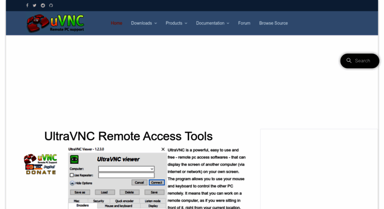 ultravnc remote assistance