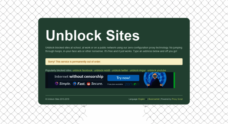 Site xyz. Unblocked site. Unblock. Unblock that site.