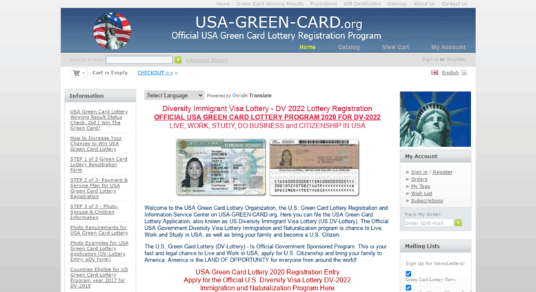usa green card registration