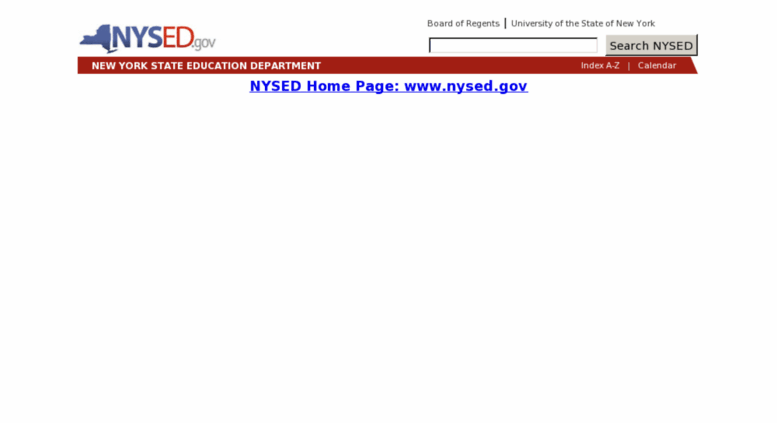 Access Usny.nysed.gov. New York State Education Department