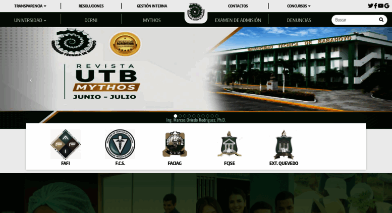 Access utb.edu.ec. Universidad Técnica de Babahoyo | Por ti UTB