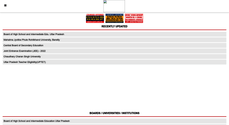 Access Uttar Pradesh Indiaresults Com Up Board Result 2020 Up